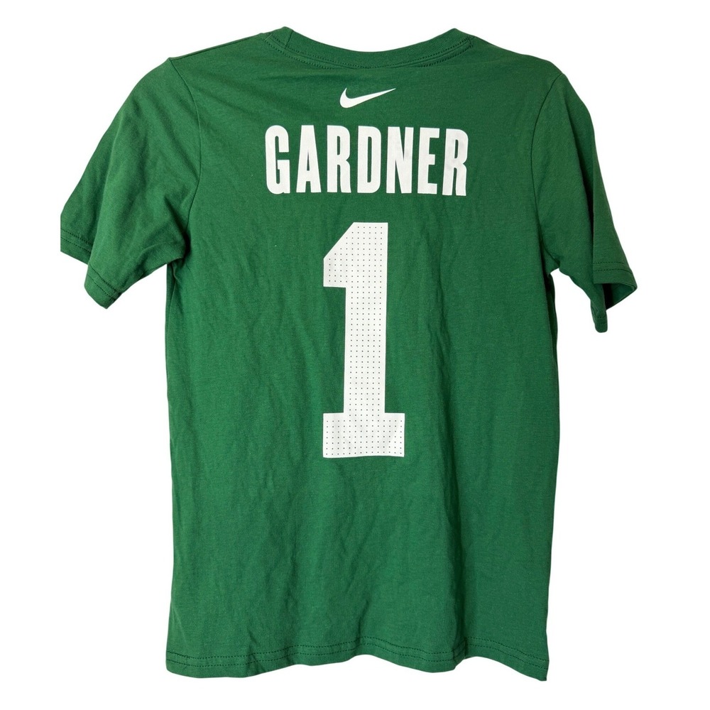 Nike New York Jets Sauce Gardner Player Tee Kids Size M 10/12 Green NFL Football